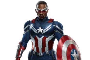 Sam Wilson's new Captain America suit, as rendered in a fan art