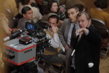 Christopher Nolan directs Cillian Murphy in Oppenheimer's Shooting for IMAX Featurette