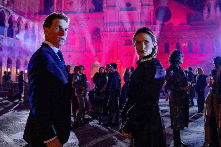 Tom Cruise and Rebecca Fergusson in a still from Mission: Impossible - Dead Reckoning Part One