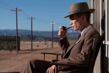 Cillian Murphy in a still from Oppenheimer